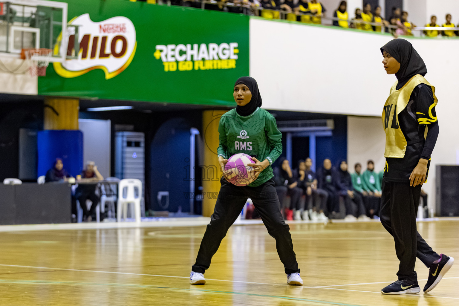 Day 8 of 26th Inter-School Netball Tournament 2025 was held in Social Center Indoor Hall on Sunday, 26th October 2025. Photos: Hassan Simah / images.mv