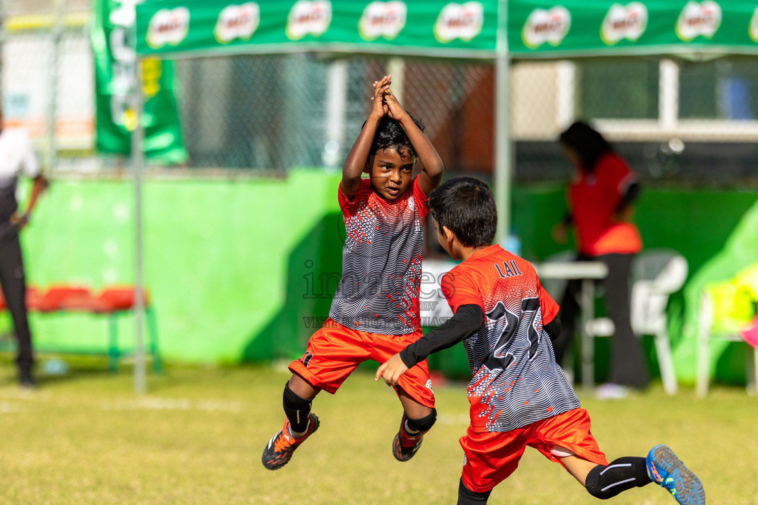 Day 3 of MILO SVAM Juniors 2025 (U-8) was held at Henveiru Stadium in Male', Maldives on Saturday, 28th June 2025. Photos: Mohamed Mahfooz Moosa / images.mv