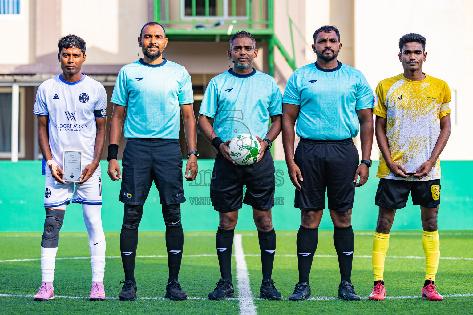 Waldorf Astoria vs Jumeirah Olhaheli in Resort Super League 2025 was held on Sunday, 26th October 2025 in Crossroads's Maldives, Photos: Areef Adam / images.mv