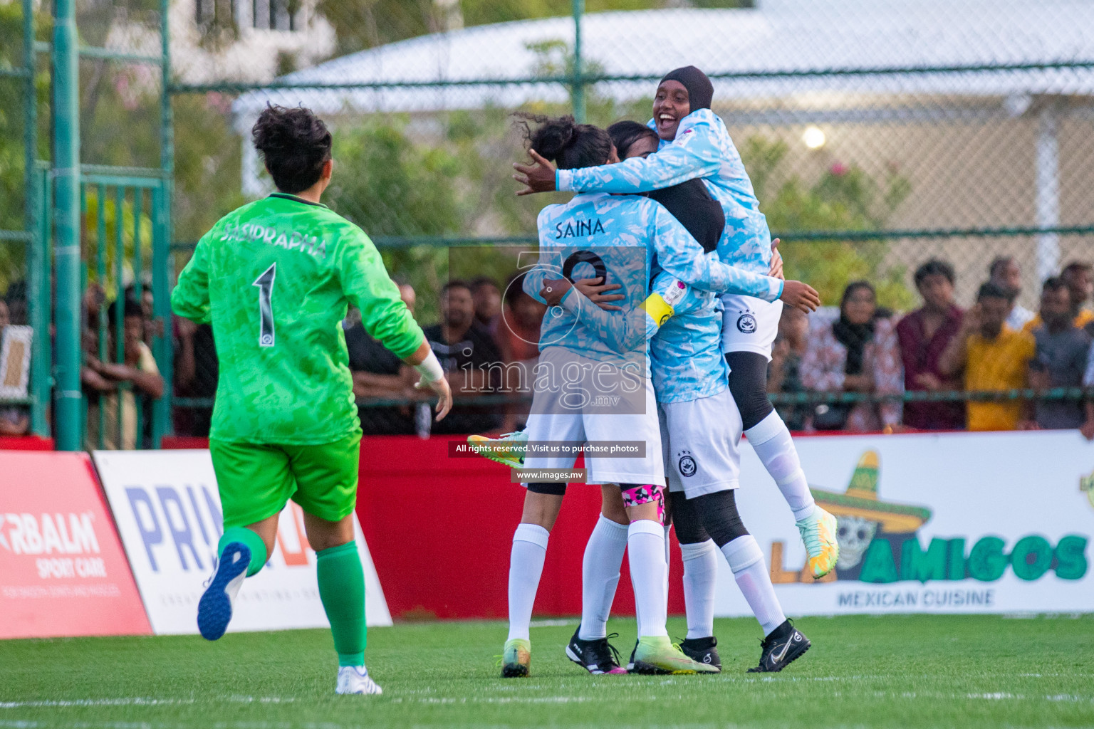 MPL vs DSC in Eighteen Thirty Women's Futsal Fiesta 2022 was held in Hulhumale', Maldives on Monday, 17th October 2022. Photos: Hassan Simah, Mohamed Mahfooz Moosa / images.mv