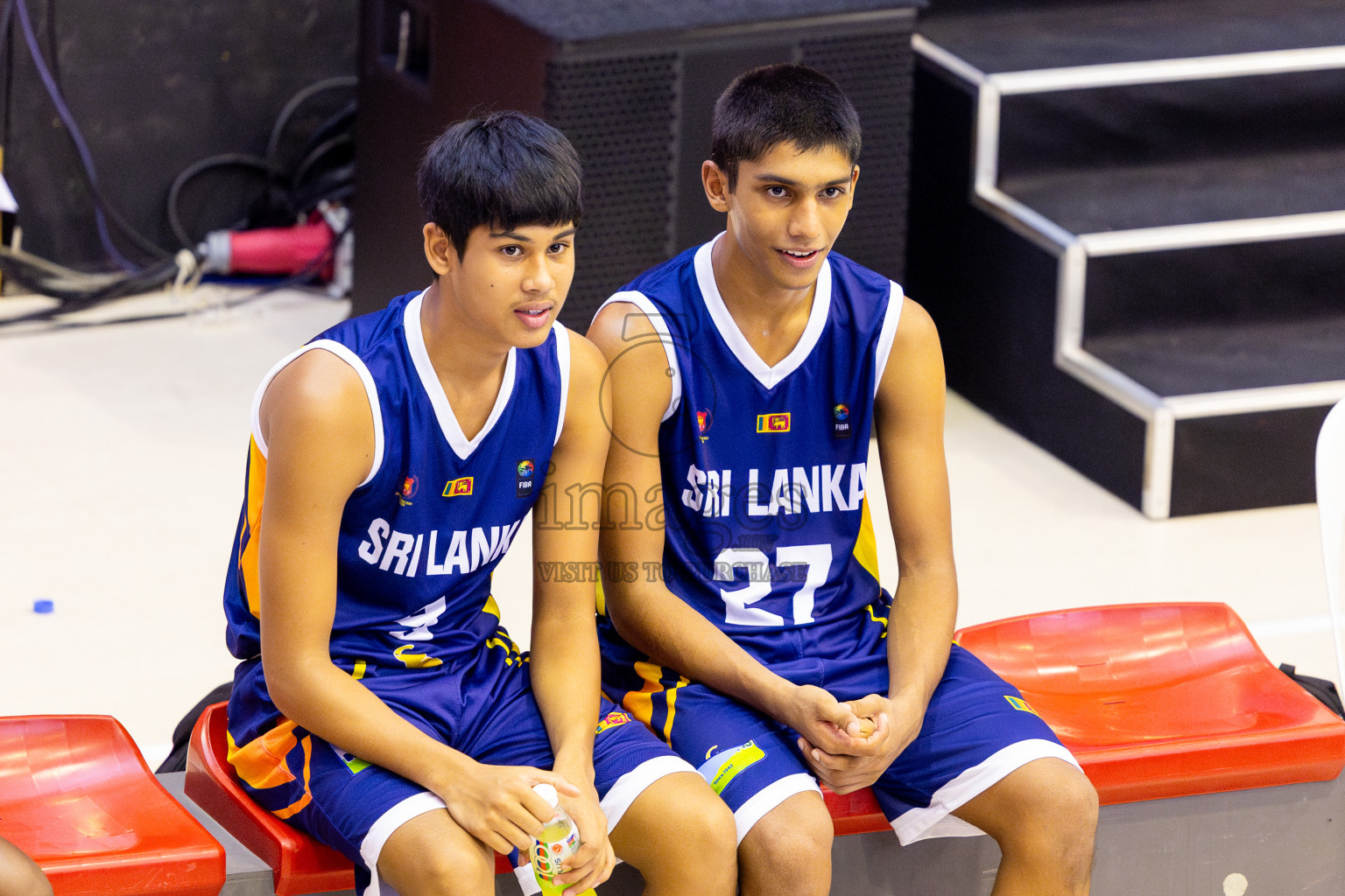 Sri Lanka vs Bangladesh in Day 2 of Under 16 Asian Cup SABA Qualifiers 2025 was held in Social Center, Male', Maldives on Friday, 13th June 2025. Photos: Nausham Waheed / images.mv