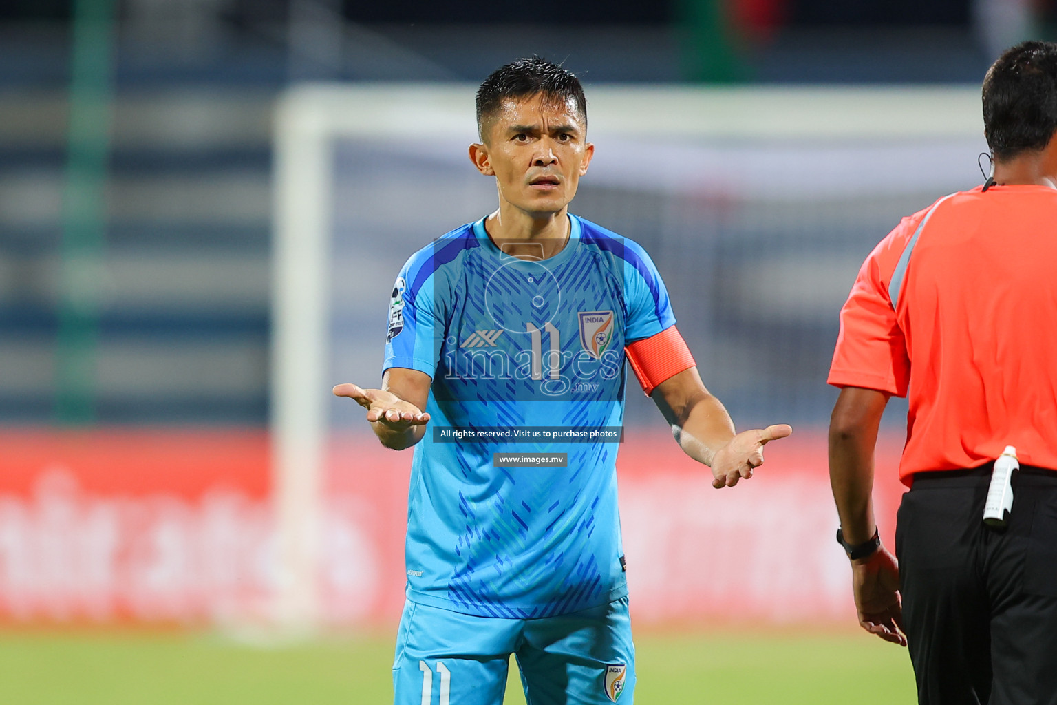 India vs Kuwait in SAFF Championship 2023 held in Sree Kanteerava Stadium, Bengaluru, India, on Tuesday, 27th June 2023. Photos: Nausham Waheed, Hassan Simah / images.mv