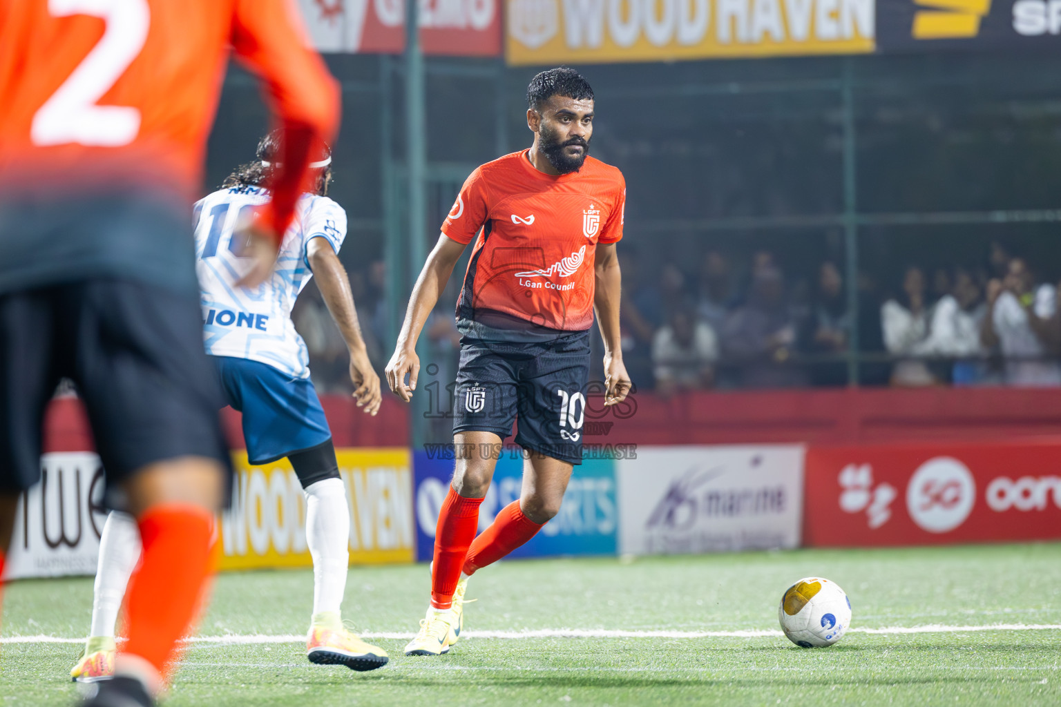 L Gan vs L Maabaidhoo in Day 14 of Golden Futsal Challenge 2025 was held on Saturday, 18th January 2025, in Hulhumale', Maldives. Photos: Ismail Thoriq / images.mv