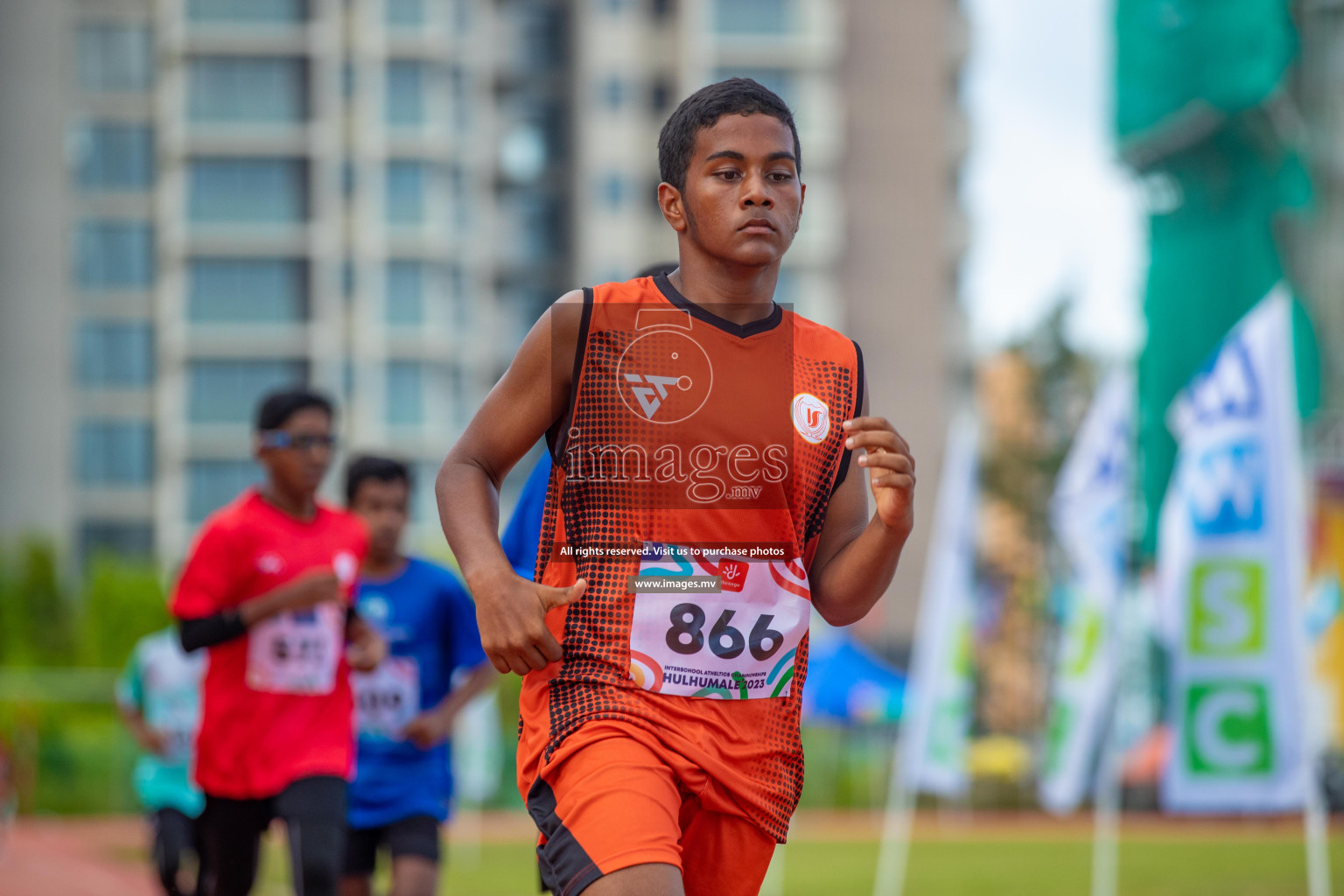 Day two of Inter School Athletics Championship 2023 was held at Hulhumale' Running Track at Hulhumale', Maldives on Sunday, 15th May 2023. Photos: Nausham Waheed / images.mv