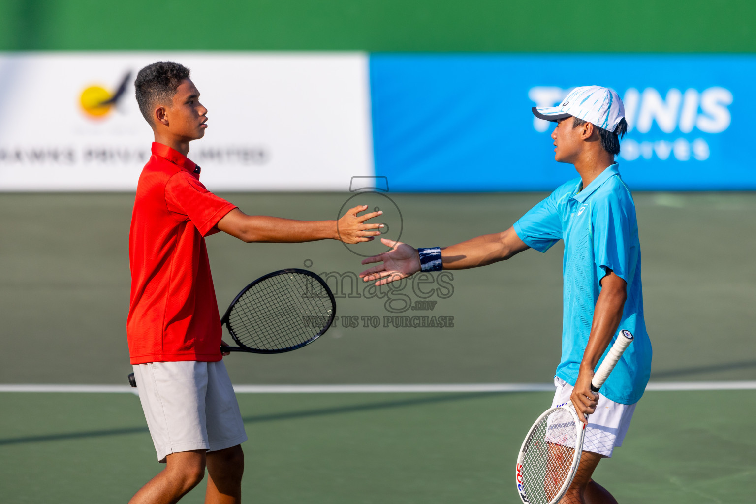 Day 3 of ATF Maldives Junior Open Tennis was held in Male' Tennis Court, Male', Maldives on Wednesday, 11th December 2024. Photos: Ismail Thoriq / images.mv