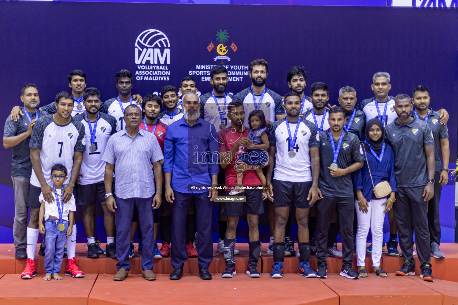 Sports Club City vs Dhivehi Sifainge Club in the Finals of National Volleyball Tournament 2022 on Thursday, 07th July 2022, held in Social Center, Male', Maldives