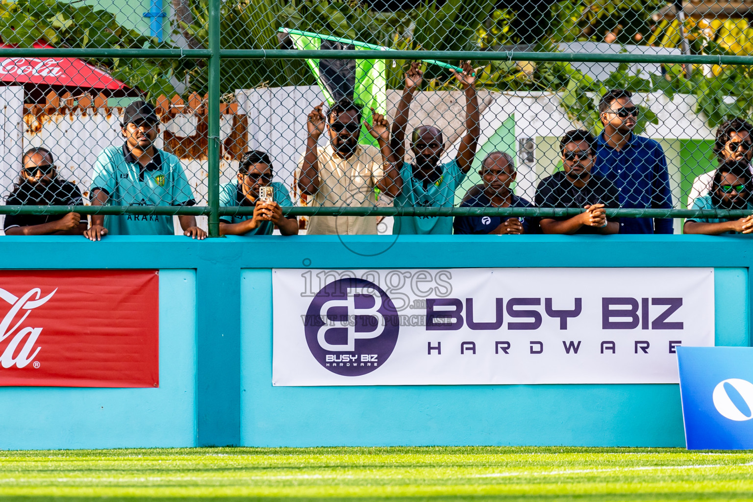 Dee Cee Jay SC vs Naalaafushi YC in Day 3 of Laamehi Dhiggaru Ekuveri Futsal Challenge 2024 was held on Sunday, 28th July 2024, at Dhiggaru Futsal Ground, Dhiggaru, Maldives Photos: Nausham Waheed / images.mv