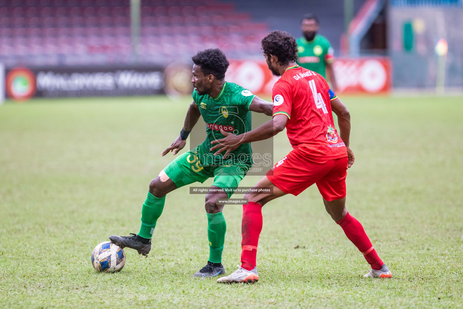 Maziya vs Da Grande in the Dhivehi Premier League 2022 on 22nd July 2022, held in National Football Stadium, Male', Maldives Photos: Nausham waheed / Images.mv