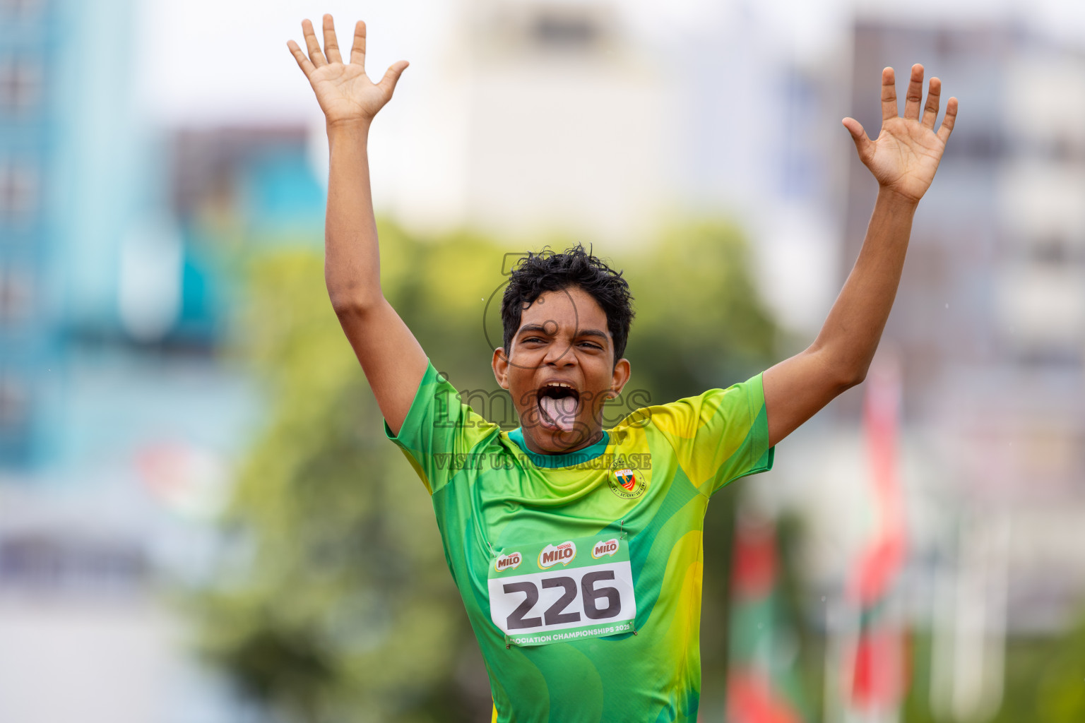 Day 3 of 12th Milo Association Championships was held in Ekuveni Track at Male', Maldives on Saturday, 26th April 2025. Photos: Ismail Thoriq / images.mv