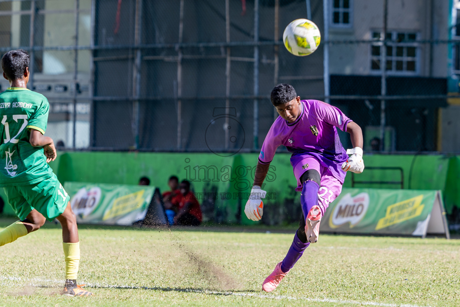 Day 3 of MILO Academy Championship 2024 (U-14) was held in Henveyru Stadium, Male', Maldives on Saturday, 2nd November 2024.
Photos: Hassan Simah / Images.mv