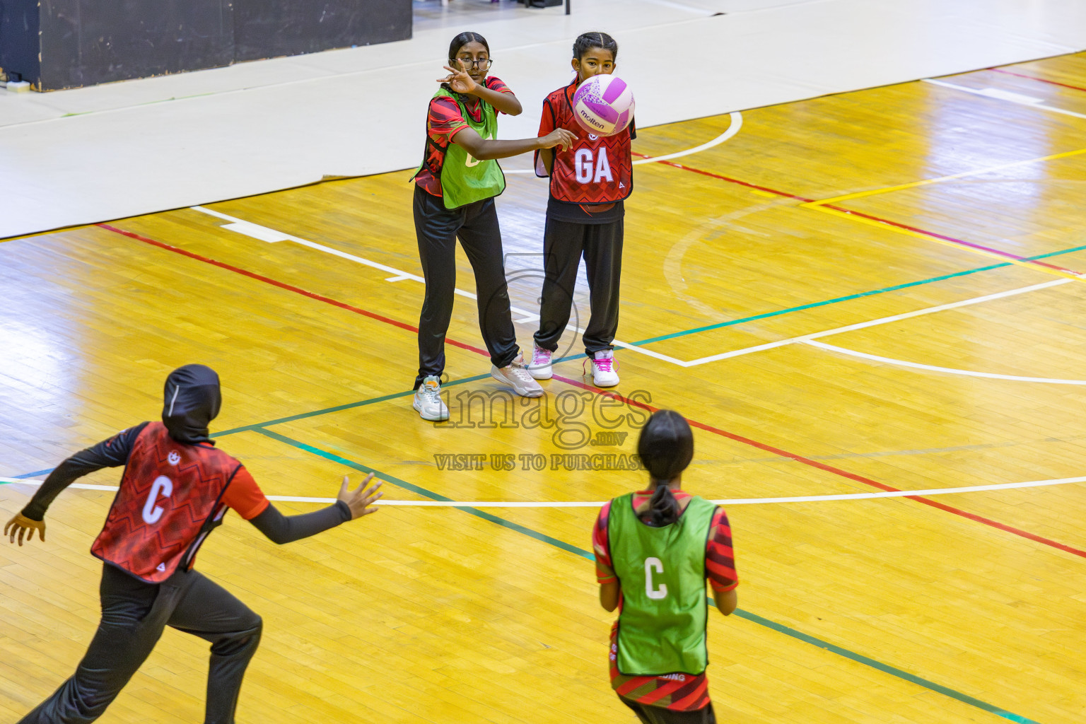 Day 15 of 26th Inter-School Netball Tournament 2025 was held in Social Center Indoor Hall on Thursday, 6th November 2025. Photos: Areef Adam / images.mv