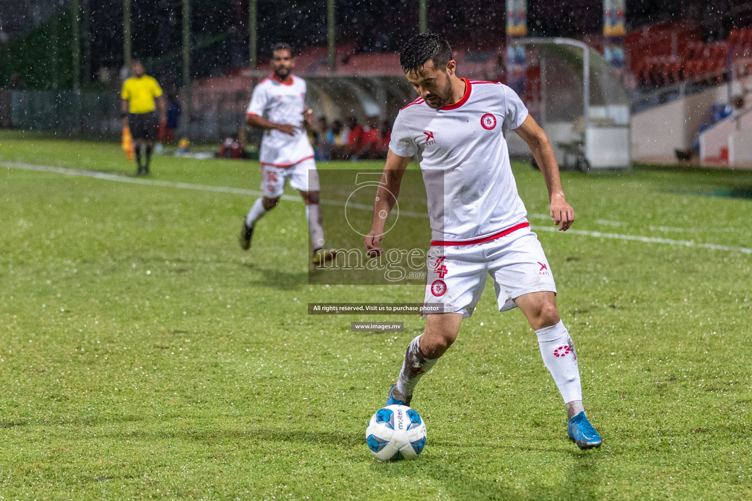 JJ Sports Club vs Buru Sports Club in the 2nd Division 2022 on 18th July 2022, held in National Football Stadium, Male', Maldives Photos: Hassan Simah / Images.mv