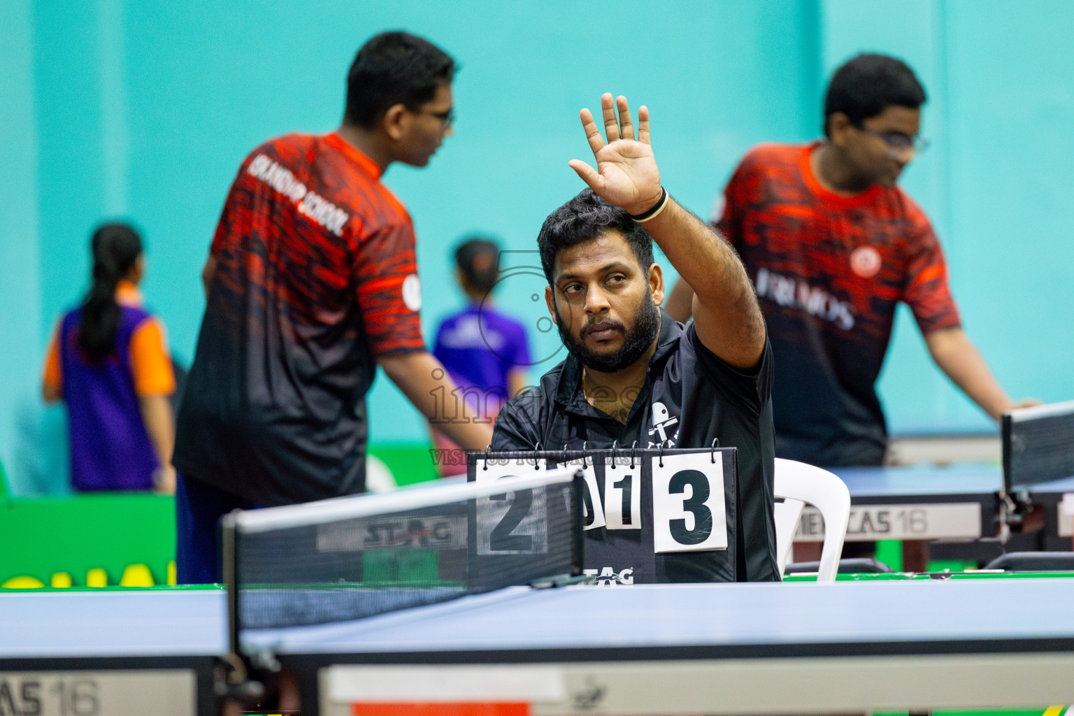 Day 1 of Interschool Table Tennis Tournament 2025 held at Male' TT Hall, Male', Maldives on Wednesday, 14th May 2025.
Photos By: Ismail Thoriq / images.mv