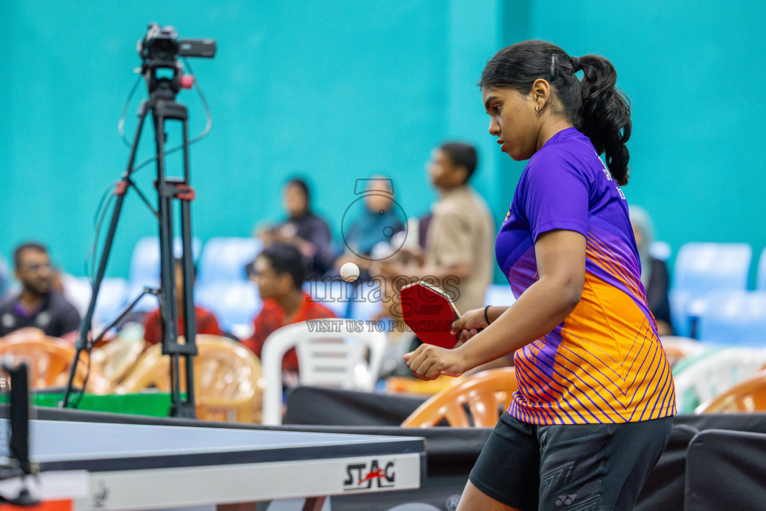 Day 3 of Interschool Table Tennis Tournament 2025 held at Male' TT Hall, Male', Maldives on Saturday, 17th May 2025. Photos By: Ismail Thoriq / images.mv