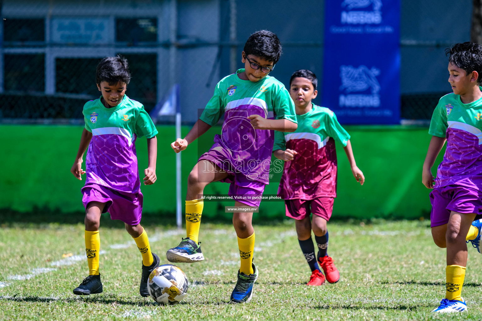 Day 2 of Milo Kids Football Fiesta 2022 was held in Male', Maldives on 20th October 2022. Photos: Nausham Waheed/ images.mv