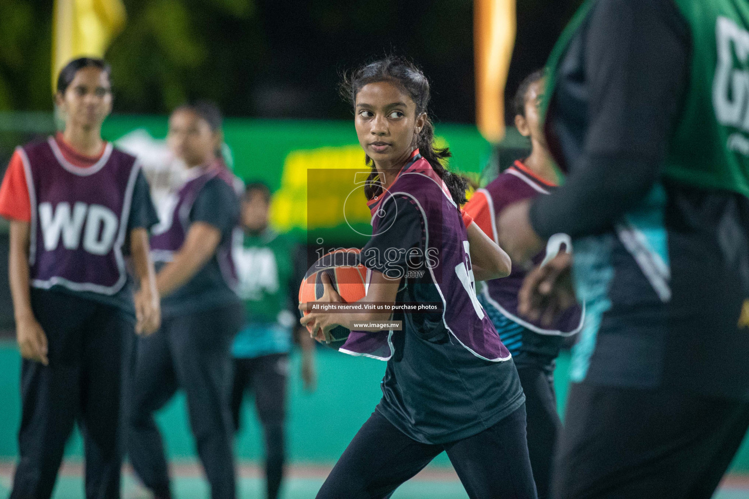 Day 2 of 20th Milo National Netball Tournament 2023, held in Synthetic Netball Court, Male', Maldives on 30th May 2023 Photos: Nausham Waheed/ Images.mv