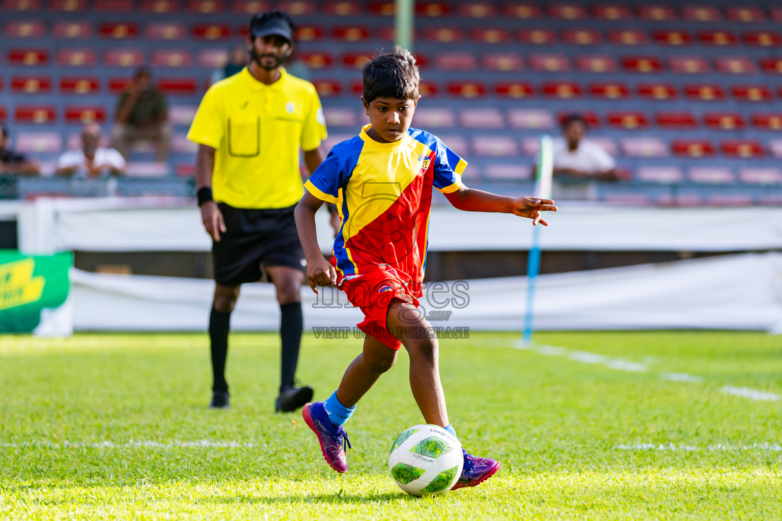 Day 2 of Under 10 MILO Academy Championship 2024 was held at National Stadium in Male', Maldives on Saturday, 27th April 2024. Photos: Nausham Waheed / images.mv