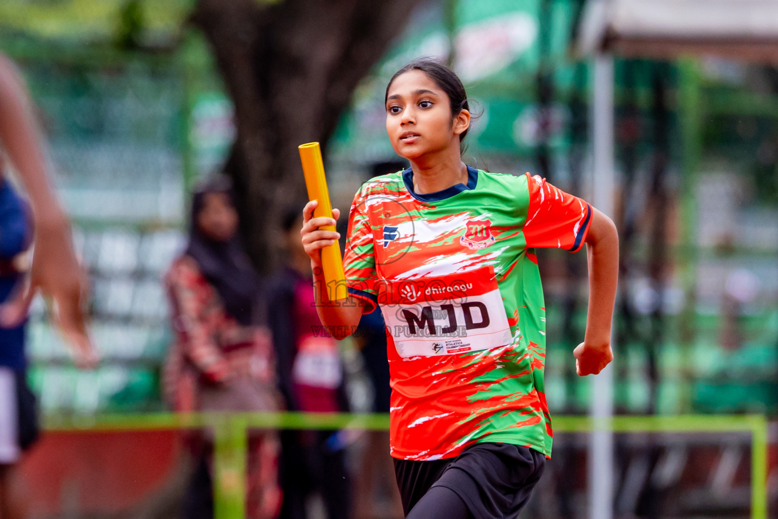 Day 6 of Inter-school Athletics Championship 2025 held in Ekuveni Synthetic Track, Male', Maldives on Sunday, 12th October 2025. Photos by: Nausham Waheed / Images.mv