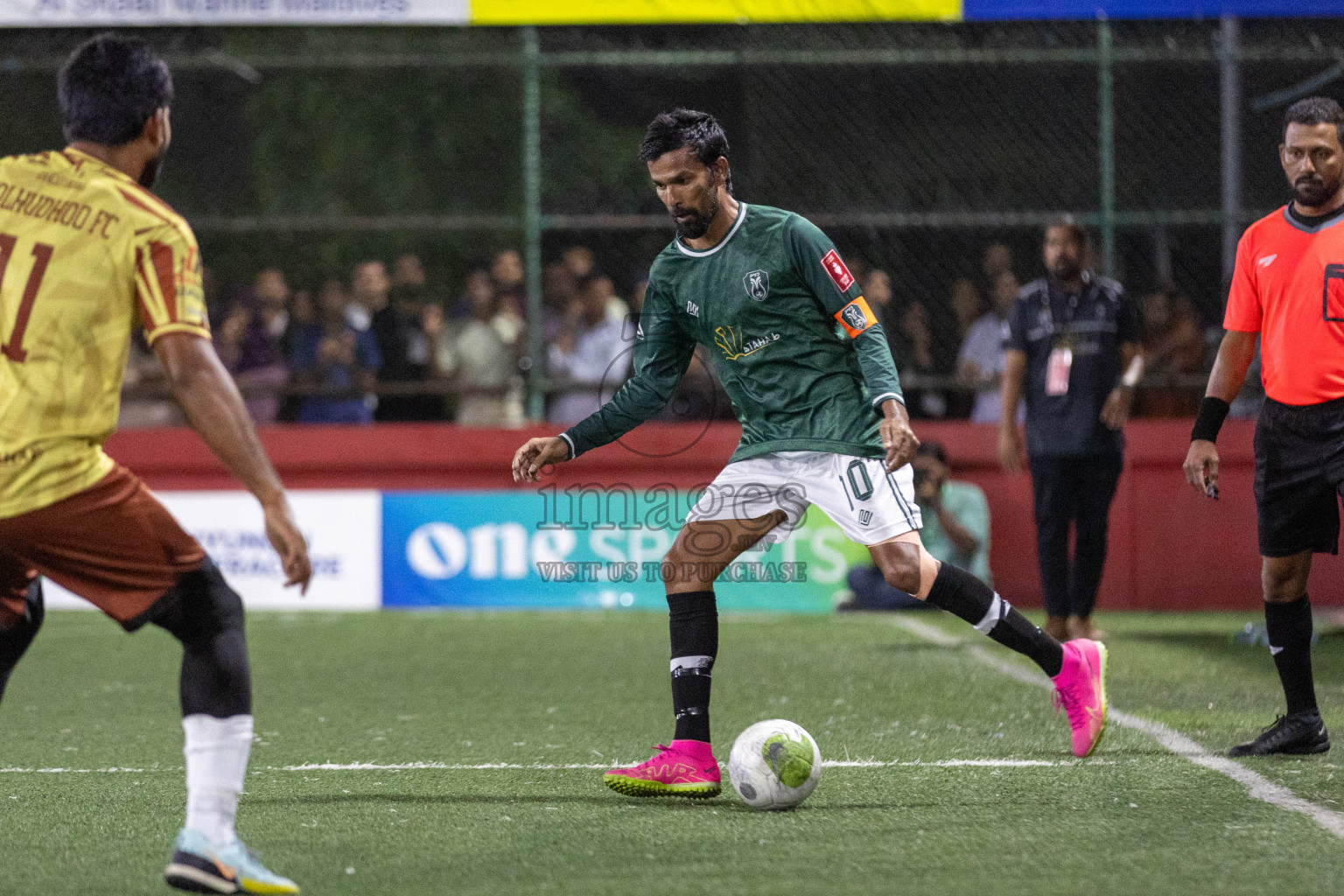 N.Holhudhoo VS N.Miladhoo in Day 11 of Golden Futsal Challenge 2024 was held on Thursday, 25th January 2024, in Hulhumale', Maldives Photos: Nausham Waheed / images.mv