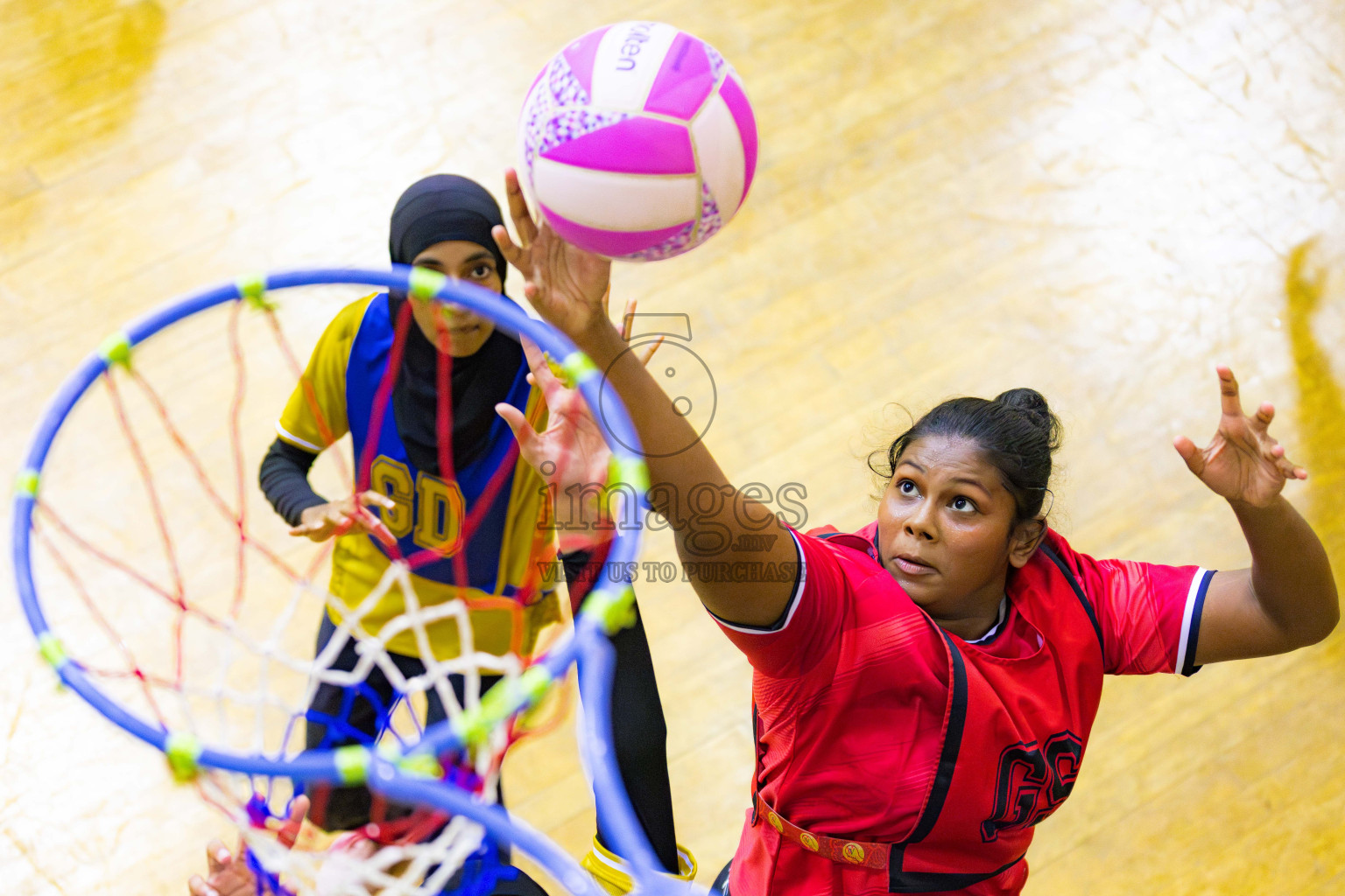 Day 6 of 23rd National Netball Tournament 2026 was held in Social Center Indoor Hall on Saturday, 25th April 2026. Photos: Areef Adam / images.mv