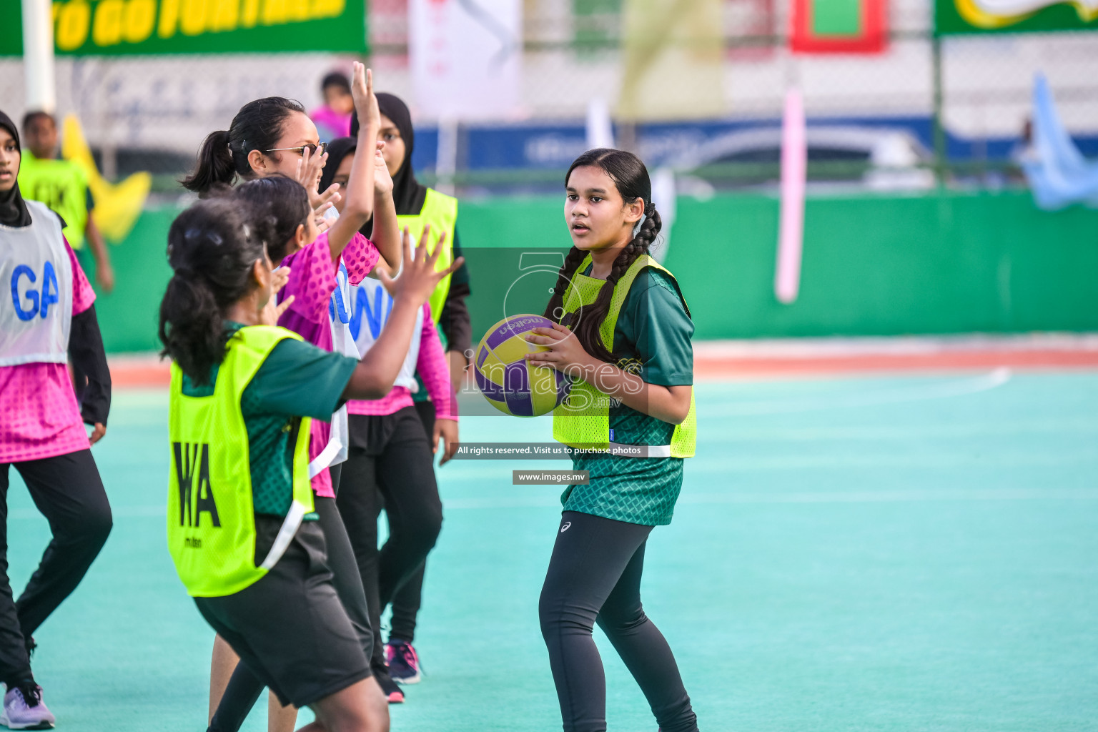 Day 8 of Junior Netball Championship 2022 on 11th March 2022 held in Male', Maldives. Photos by Nausham Waheed