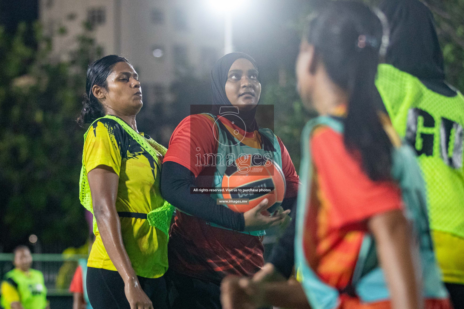 Day 6 of 20th Milo National Netball Tournament 2023, held in Synthetic Netball Court, Male', Maldives on 4th June 2023 Photos: Nausham Waheed/ Images.mv