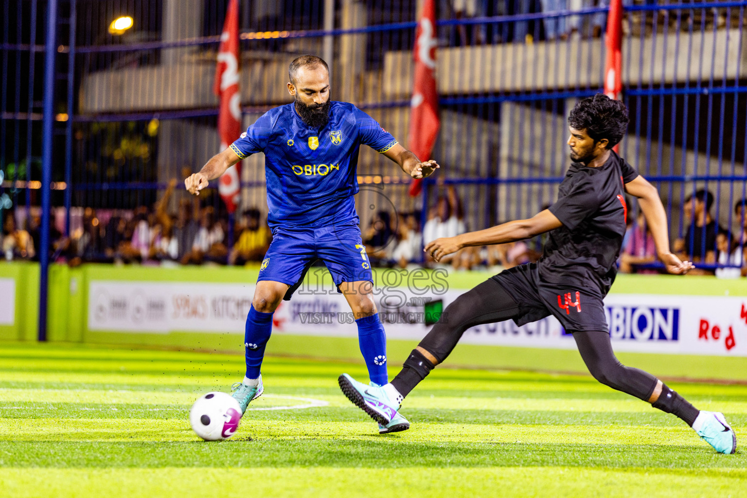 BK Sports Club vs United V in Day 2 of Eydhafushi Futsal Cup 2024 was held on Tuesday, 9th April 2024, in B Eydhafushi, Maldives Photos: Nausham Waheed / images.mv