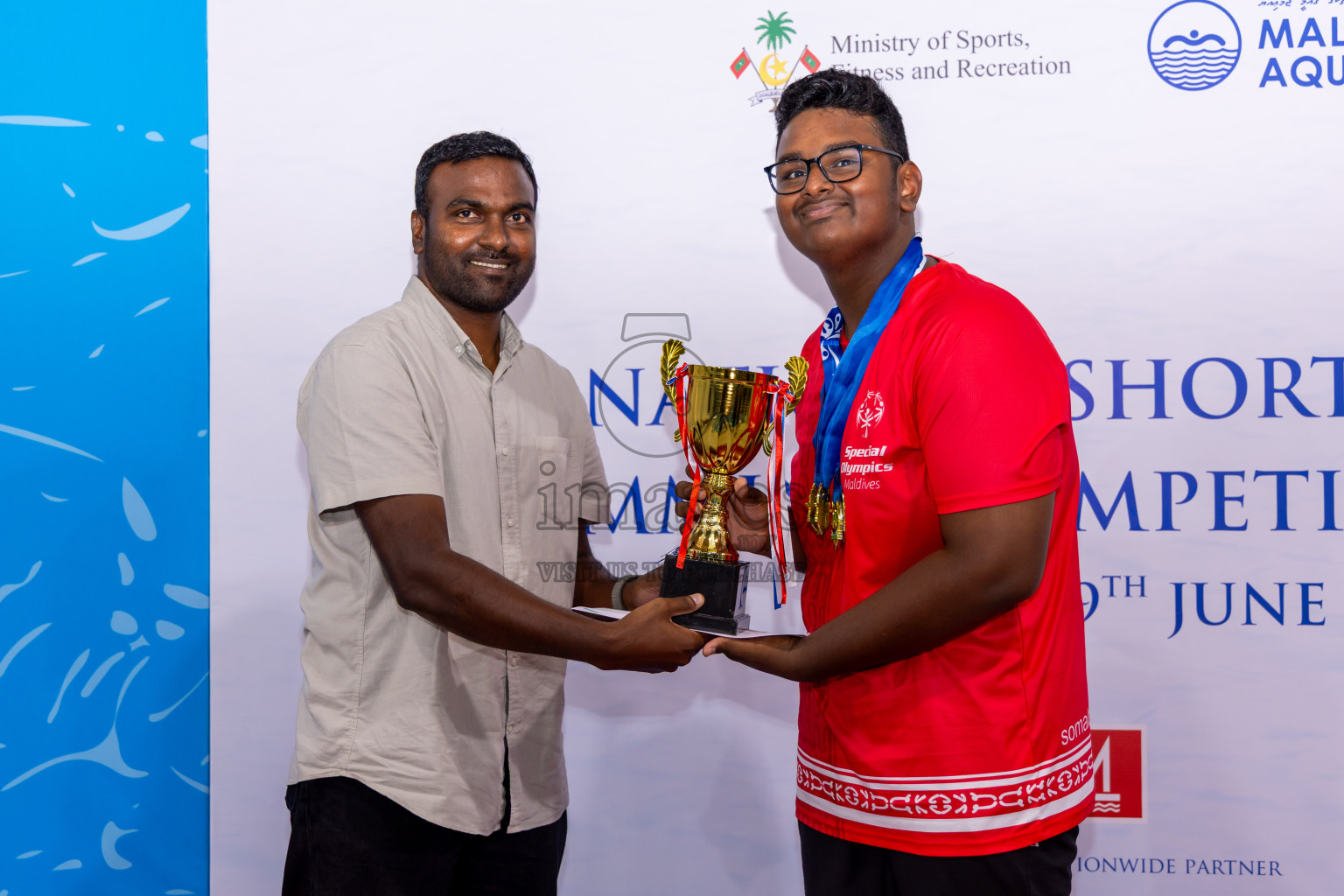 Closing Ceremony of 1st National Short Course Swimming Competition held in Hulhumale', Maldives on Thursday, 19th June 2025. Photos: Nausham Waheed / images.mv