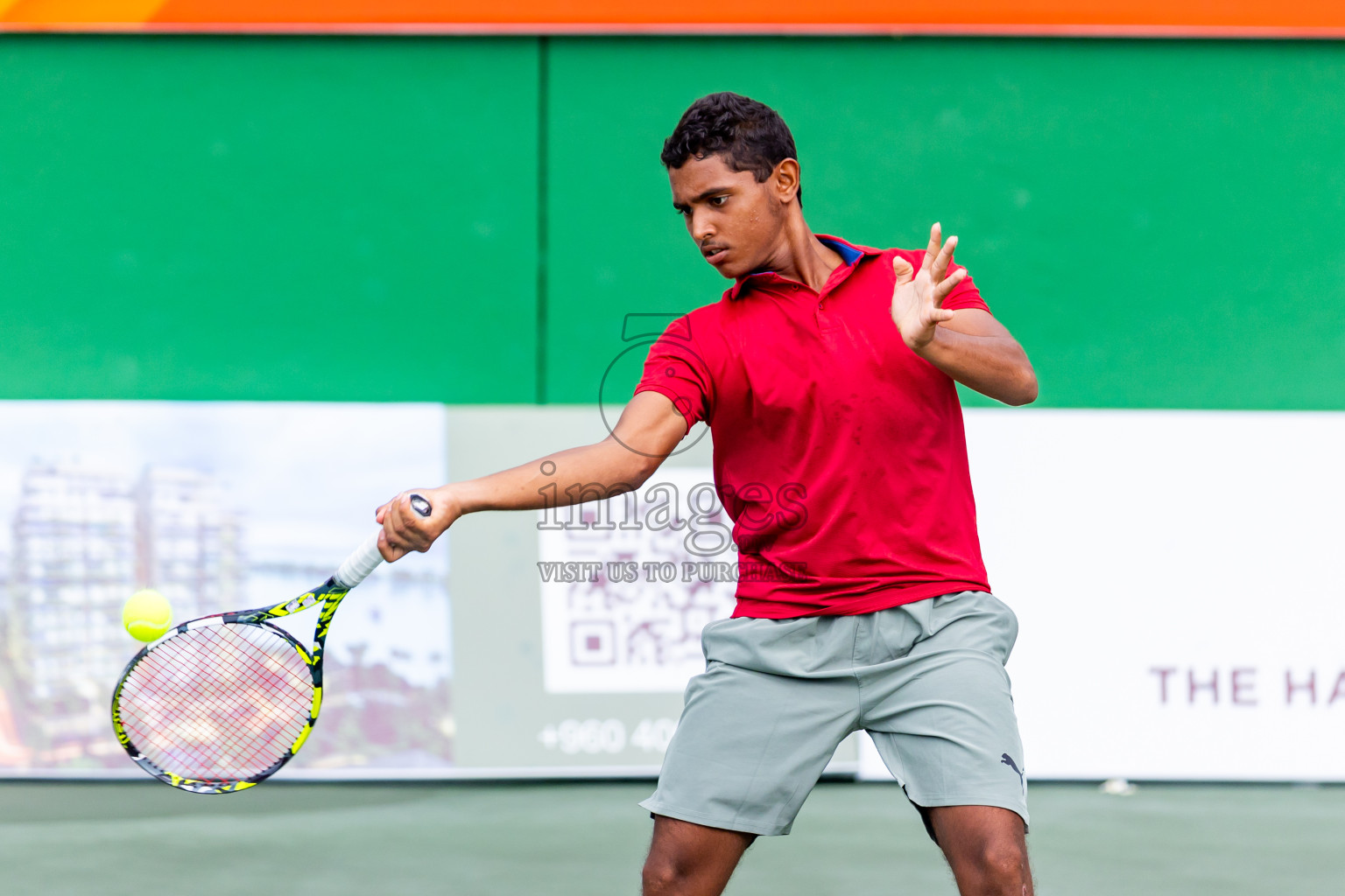 Day 7 of ATF Maldives Junior Open Tennis was held in Male' Tennis Court, Male', Maldives on Wednesday, 18th December 2024. Photos: Nausham Waheed/ images.mv