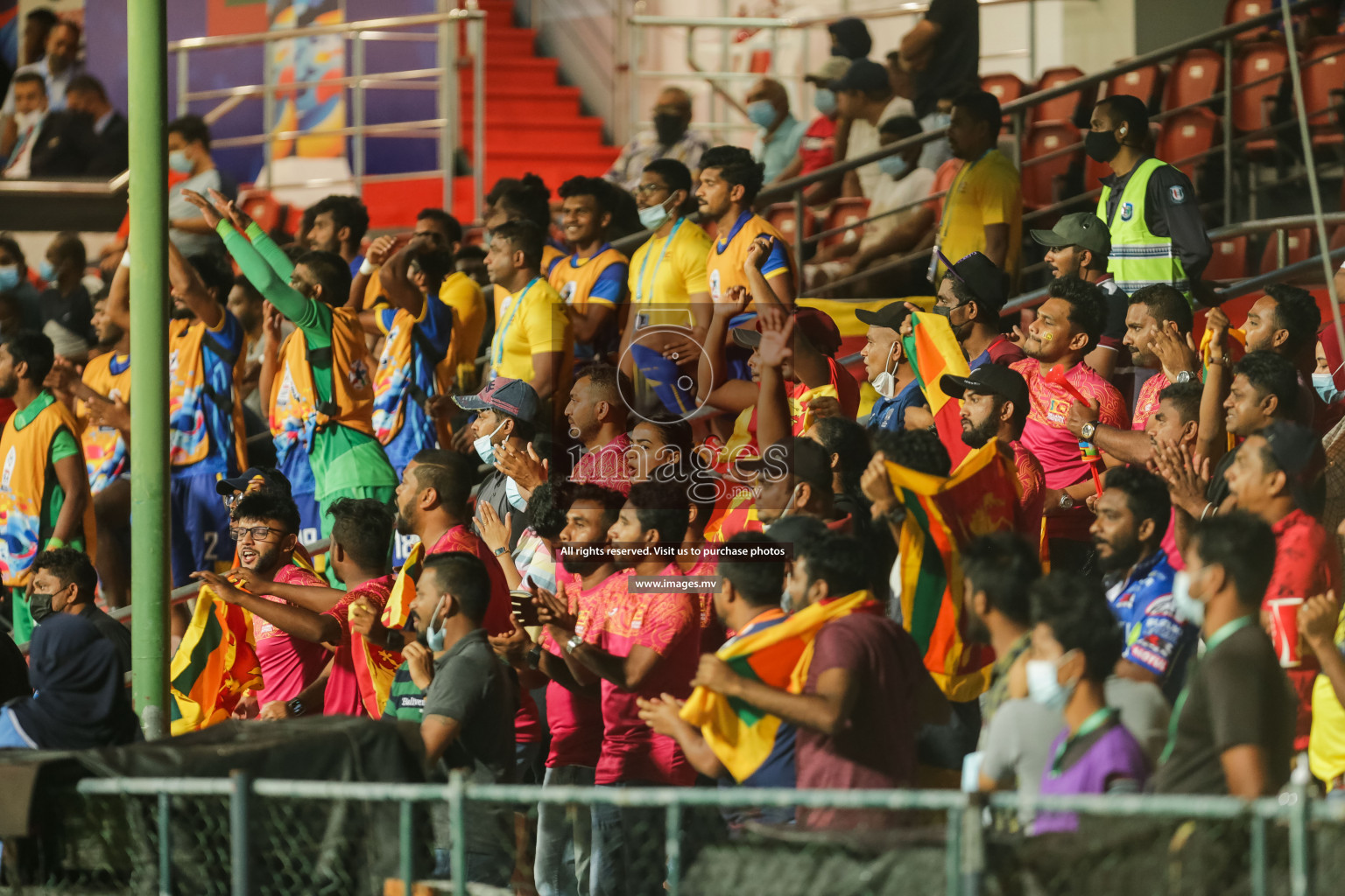 Nepal vs Sri Lanka in SAFF Championship 2021 held on 4th October 2021 in Galolhu National Stadium, Male', Maldives