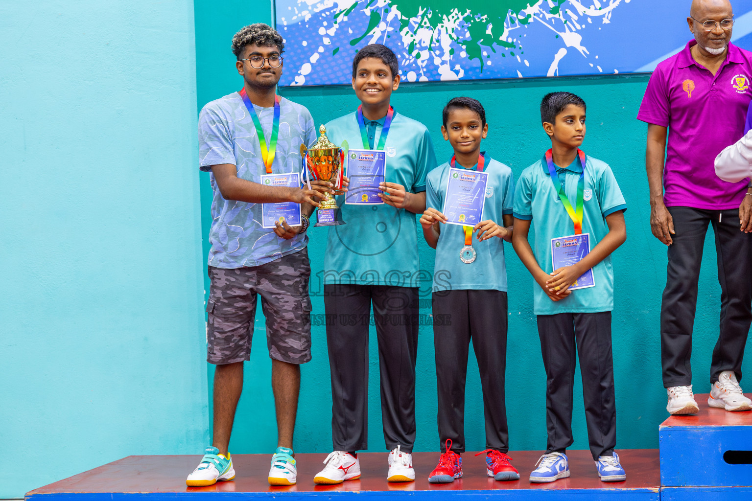 Day 8 of Interschool Table Tennis Tournament 2025 held at Male' TT Hall, Male', Maldives on Thursday, 22nd May 2025.
Photos by: Ismail Thoriq / images.mv