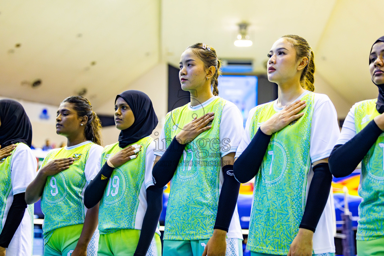 Police Club vs Club Wamco in the Final of Women's Division of VAM Cup 2025 held in Male', Maldives on Thursdsay, 17th April 2025 at Social Center Indoor Hall Photos By: Nausham Waheed / images.mv