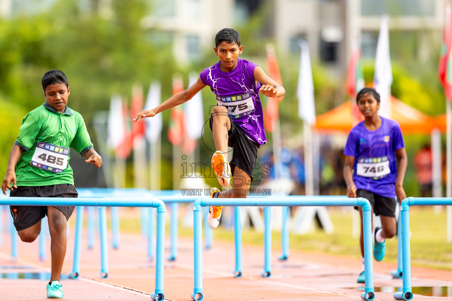 Day 2 of MWSC Interschool Athletics Championships 2024 held in Hulhumale Running Track, Hulhumale, Maldives on Sunday, 10th November 2024.
Photos by: Ismail Thoriq / Images.mv