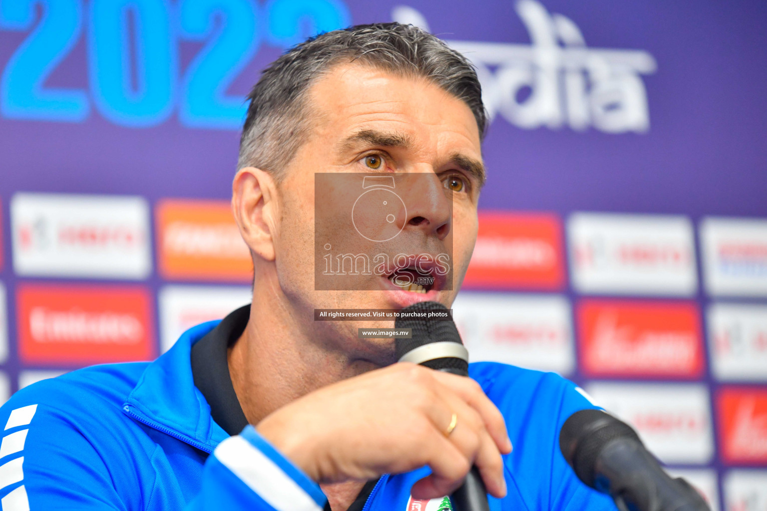 Lebanon vs India in the Semi-final of SAFF Championship 2023 held in Sree Kanteerava Stadium, Bengaluru, India, on Saturday, 1st July 2023. Photos: Nausham Waheed / images.mv