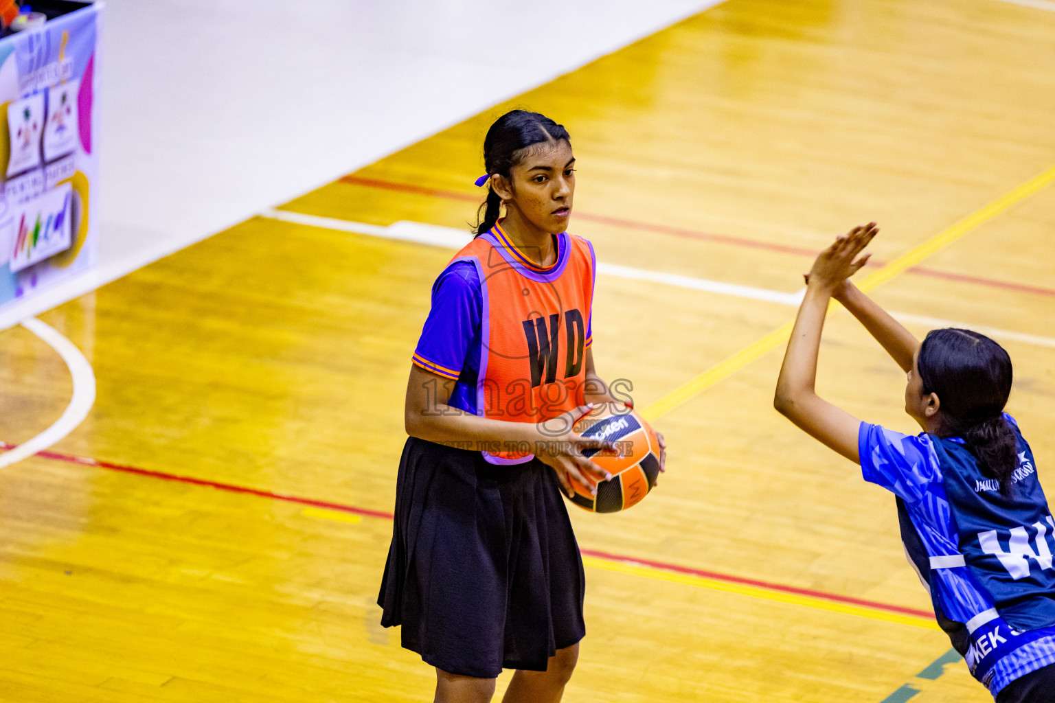 Day 10 of 25th Inter-School Netball Tournament was held in Social Center at Male', Maldives on Tuesday, 20th August 2024. Photos: Nausham Waheed / images.mv