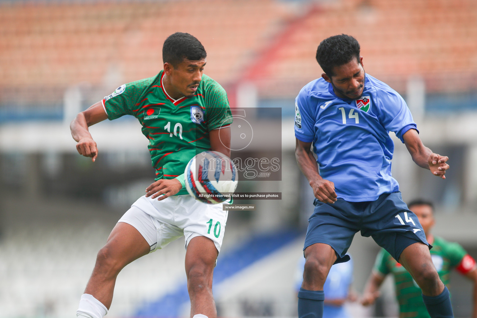 Bangladesh vs Maldives in SAFF Championship 2023 held in Sree Kanteerava Stadium, Bengaluru, India, on Saturday, 25th June 2023. Photos: Nausham Waheed, Hassan Simah / images.mv