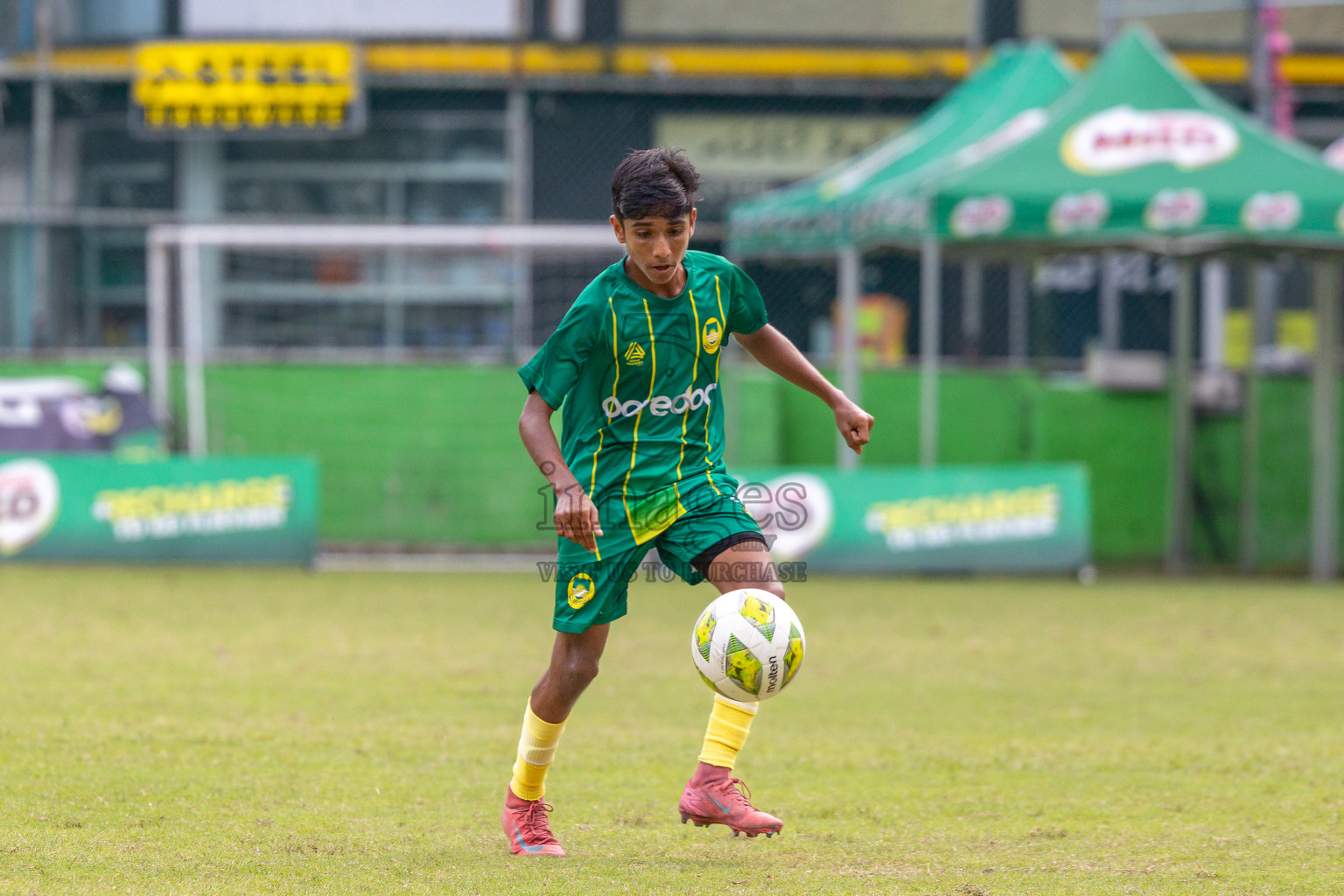Day 2 of MILO Academy Championship 2025 (U14) was held on Friday, 31st October 2025 at Henveiru Football Grounds, Male', Maldives . 
Photos: Hassan Simah / images.mv