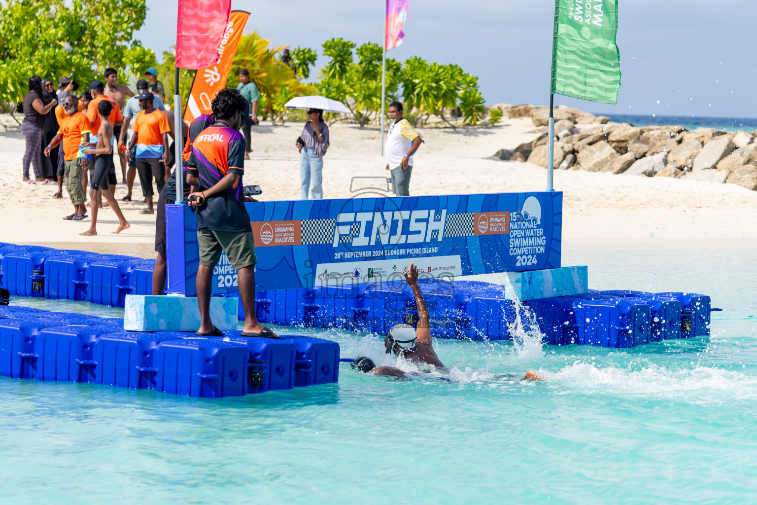 15th National Open Water Swimming Competition 2024 held in Kudagiri Picnic Island, Maldives on Saturday, 28th September 2024. Photos: Nausham Waheed / images.mv