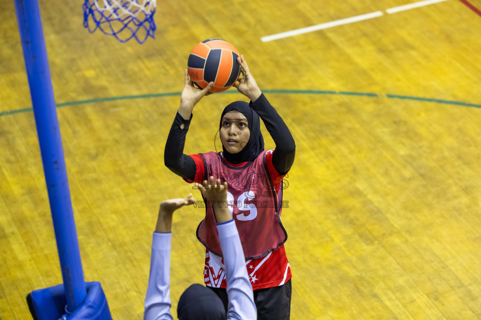 Day 8 of 25th Inter-School Netball Tournament was held in Social Center at Male', Maldives on Sunday, 18th August 2024.