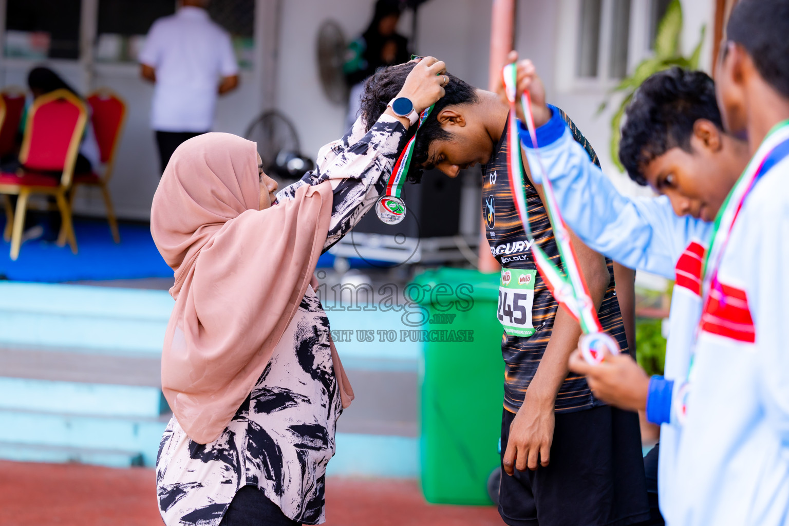 Day 3 of 12th Milo Association Championships was held in Ekuveni Track at Male', Maldives on Saturday, 26th April 2025. Photos: Nausham Waheed  / images.mv