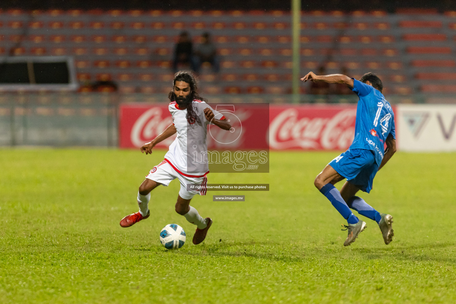 Kuda Henveiru United vs Buru Sports Club in 2nd Division 2022 on 14th July 2022, held in National Football Stadium, Male', Maldives Photos: Hassan Simah / Images.mv