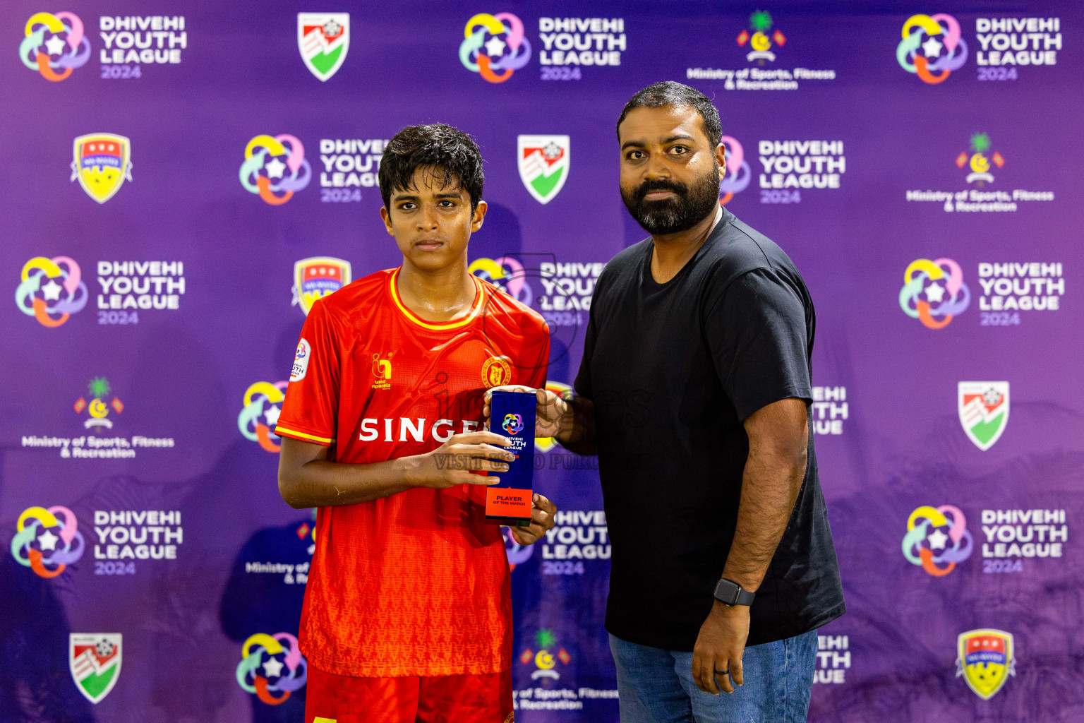 Under 14 Victory vs TC on day 3 of Dhivehi Youth League 2024 held at Henveiru Stadium on Saturday, 23rd November 2024. Photos: Nausham Waheed/ Images.mv