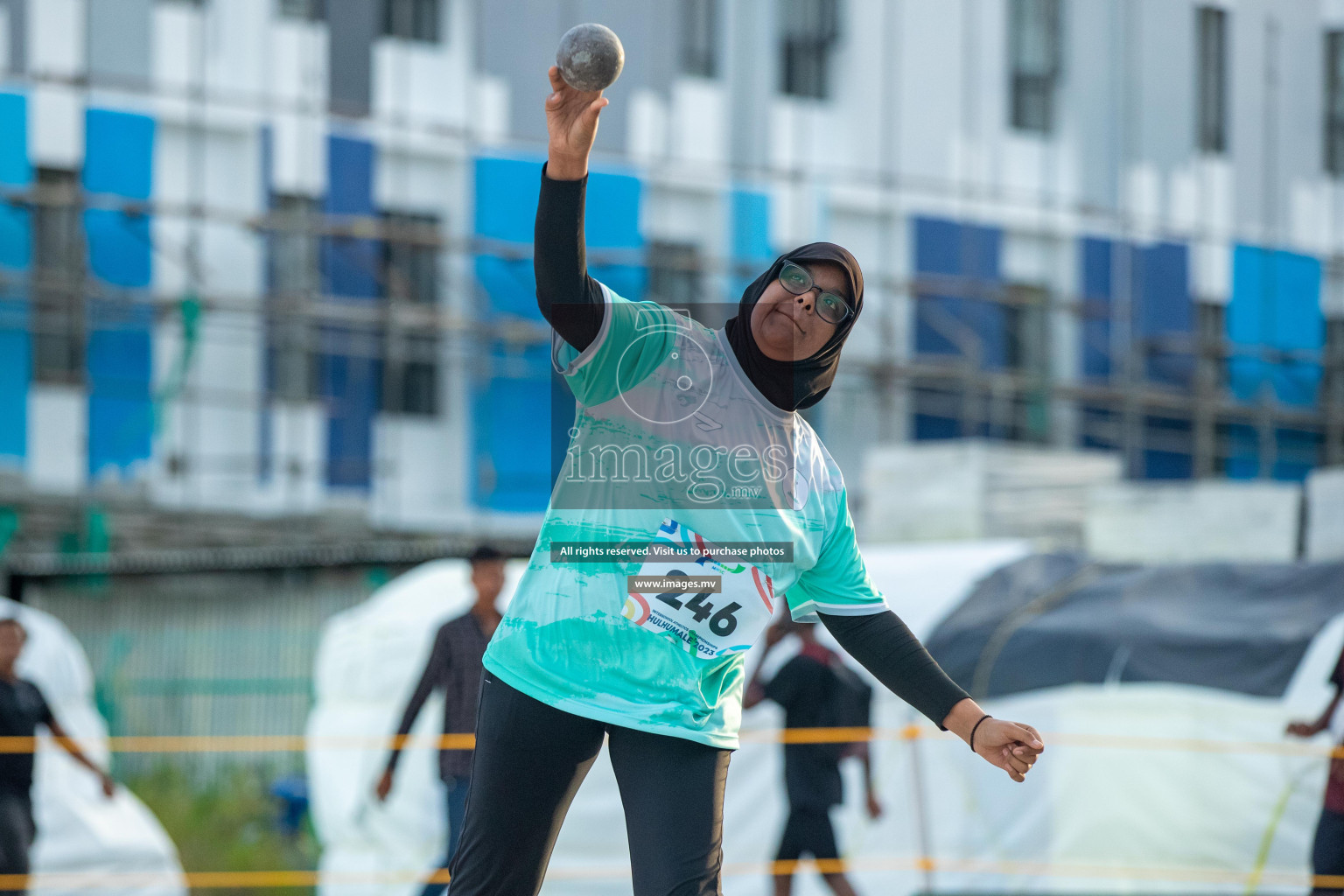 Day three of Inter School Athletics Championship 2023 was held at Hulhumale' Running Track at Hulhumale', Maldives on Tuesday, 16th May 2023. Photos: Nausham Waheed / images.mv