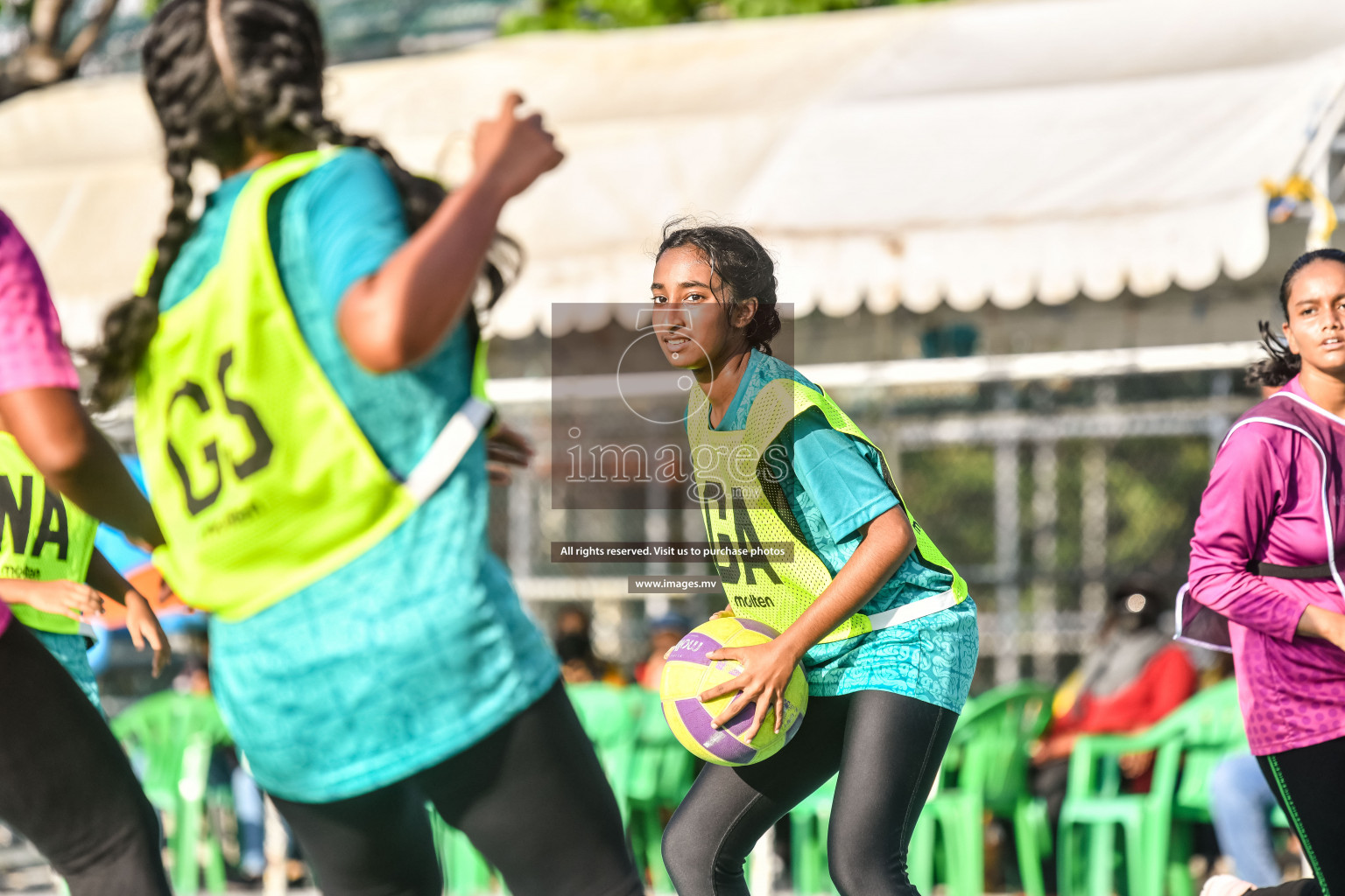 Day 5 of Junior Netball Championship 2022 on 9th March 2022 held in Male', Maldives. Photos by Nausham Waheed