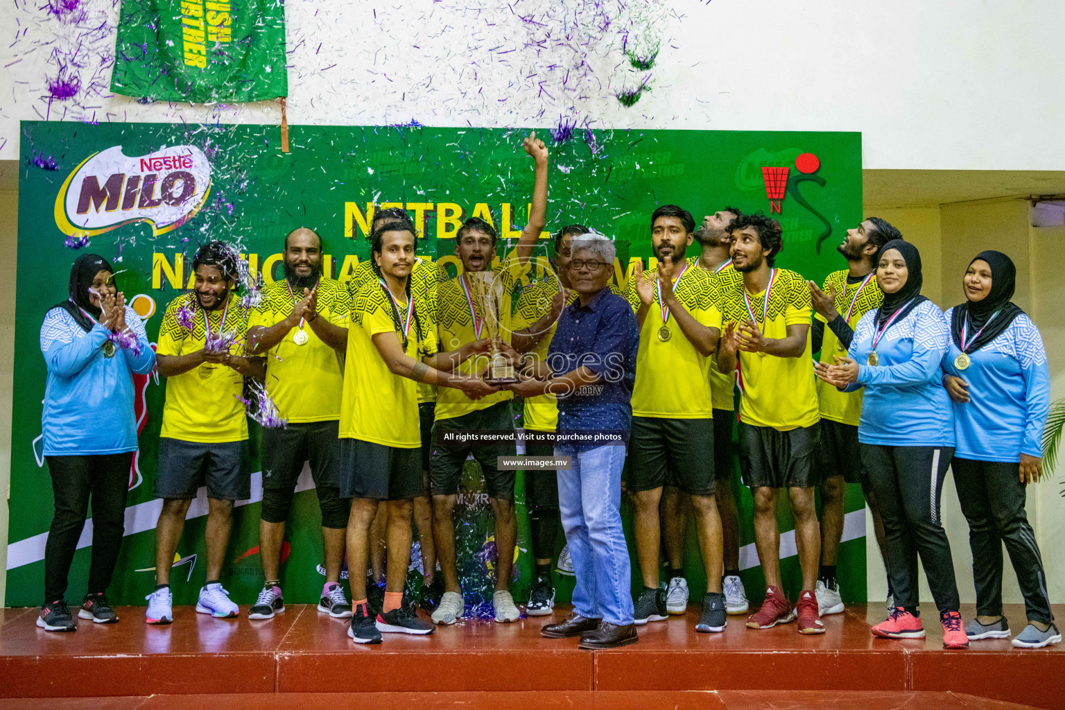 Kulhudhuffushi Youth & R.C vs Club Matrix in the Finals of Milo National Netball Tournament 2021 held on 4th December 2021 in Male', Maldives Photos: Ismail Thoriq, Maanish / images.mv