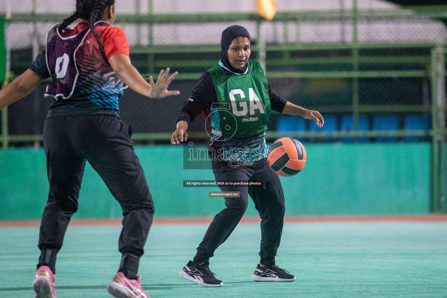 Day 2 of 20th Milo National Netball Tournament 2023, held in Synthetic Netball Court, Male', Maldives on 30th May 2023 Photos: Nausham Waheed/ Images.mv