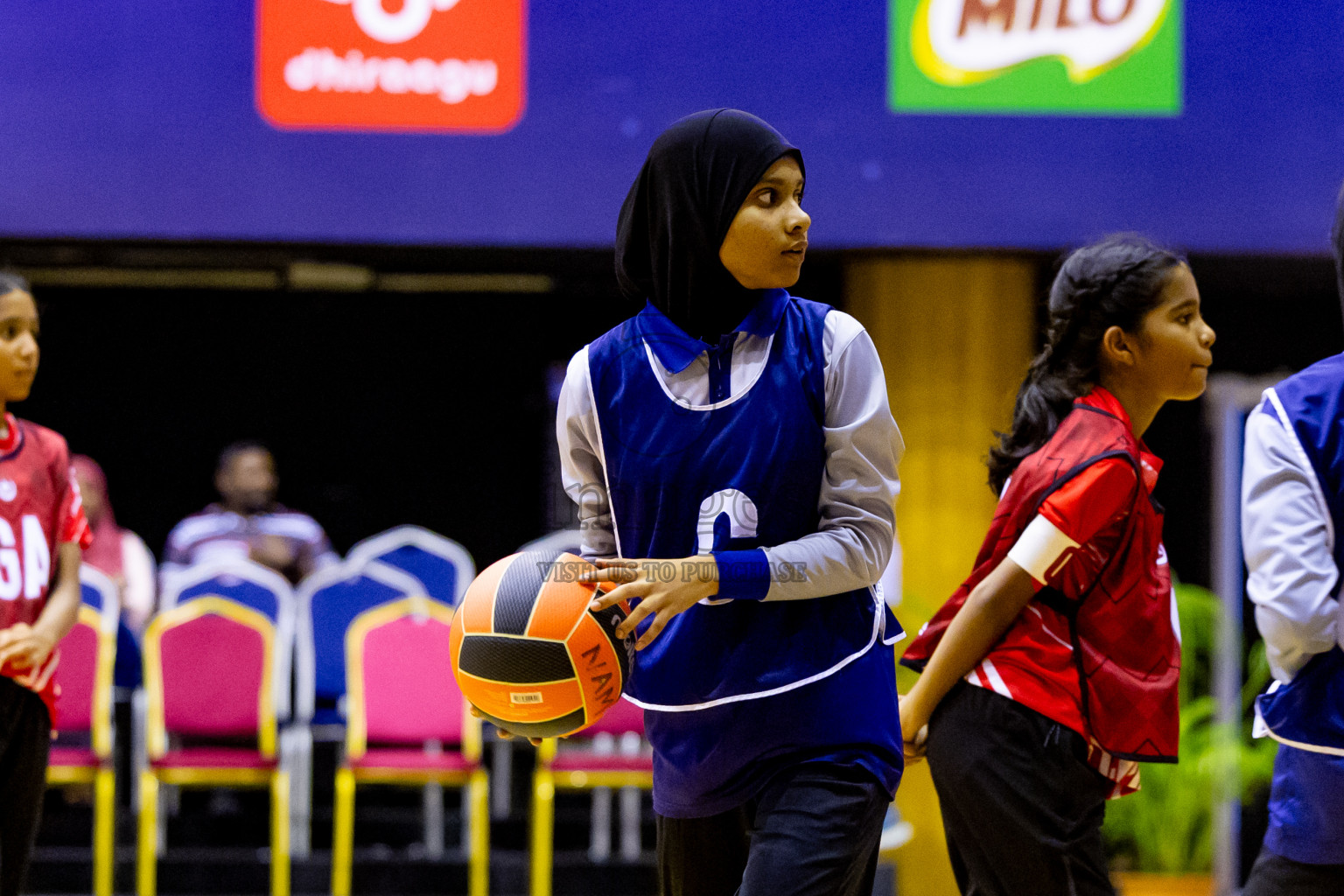 Day 2 of 25th Inter-School Netball Tournament was held in Social Center at Male', Maldives on Saturday, 10th August 2024. Photos: Nausham Waheed / images.mv