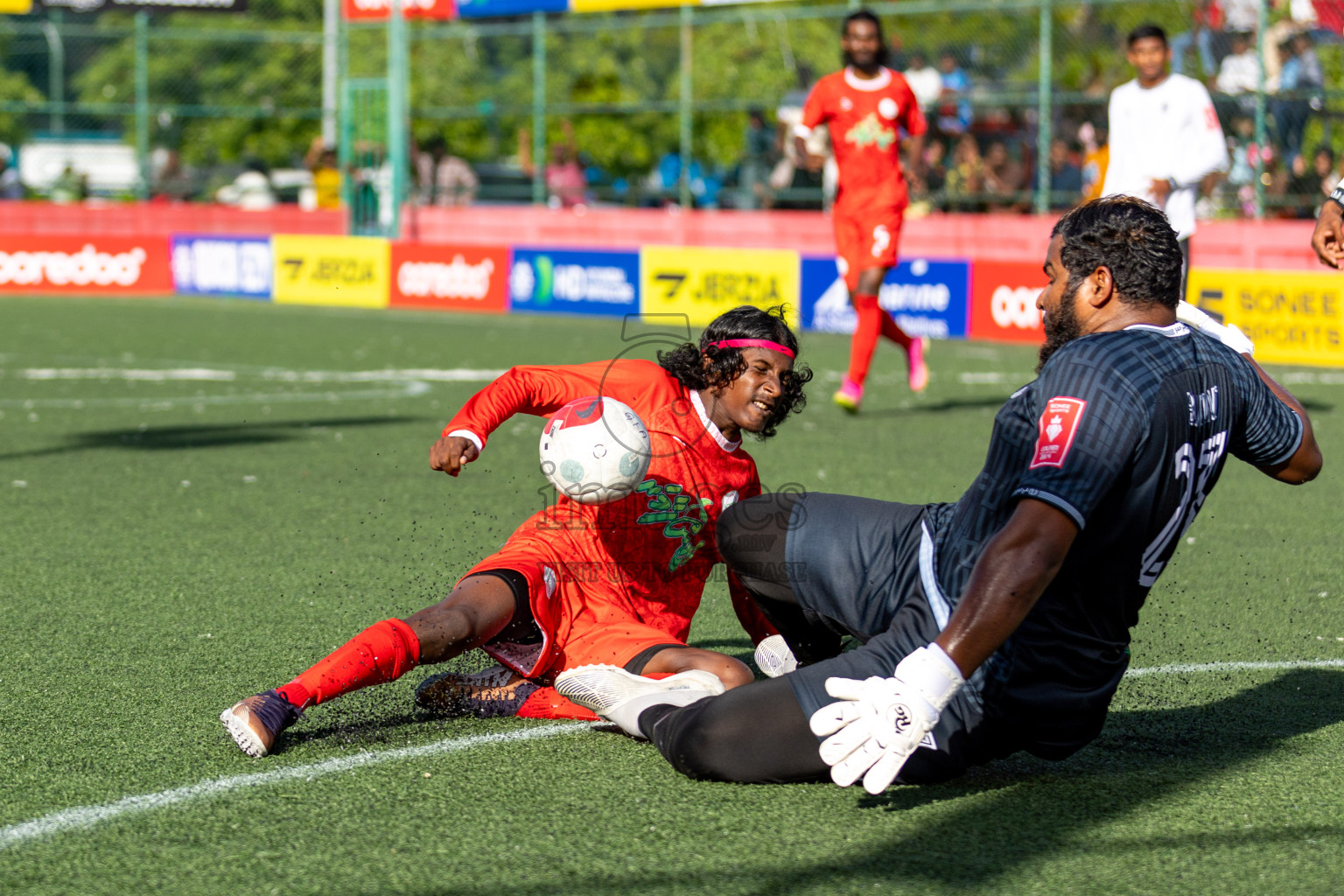 Th. Buruni vs Th. Gaadhiffushi in Day 6 of Golden Futsal Challenge 2024 was held on Saturday, 20th January 2024, in Hulhumale', Maldives 
Photos: Hassan Simah / images.mv