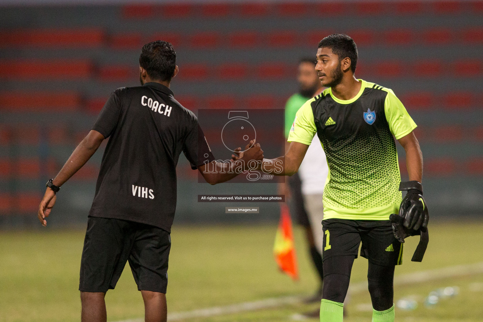 VIHS vs GhaazeeSchool in  MAMEN Inter School Football Tournament 2019 (U18) in Male, Maldives on 25th March 2019, Photos: Suadh Abdul Sattar / images.mv