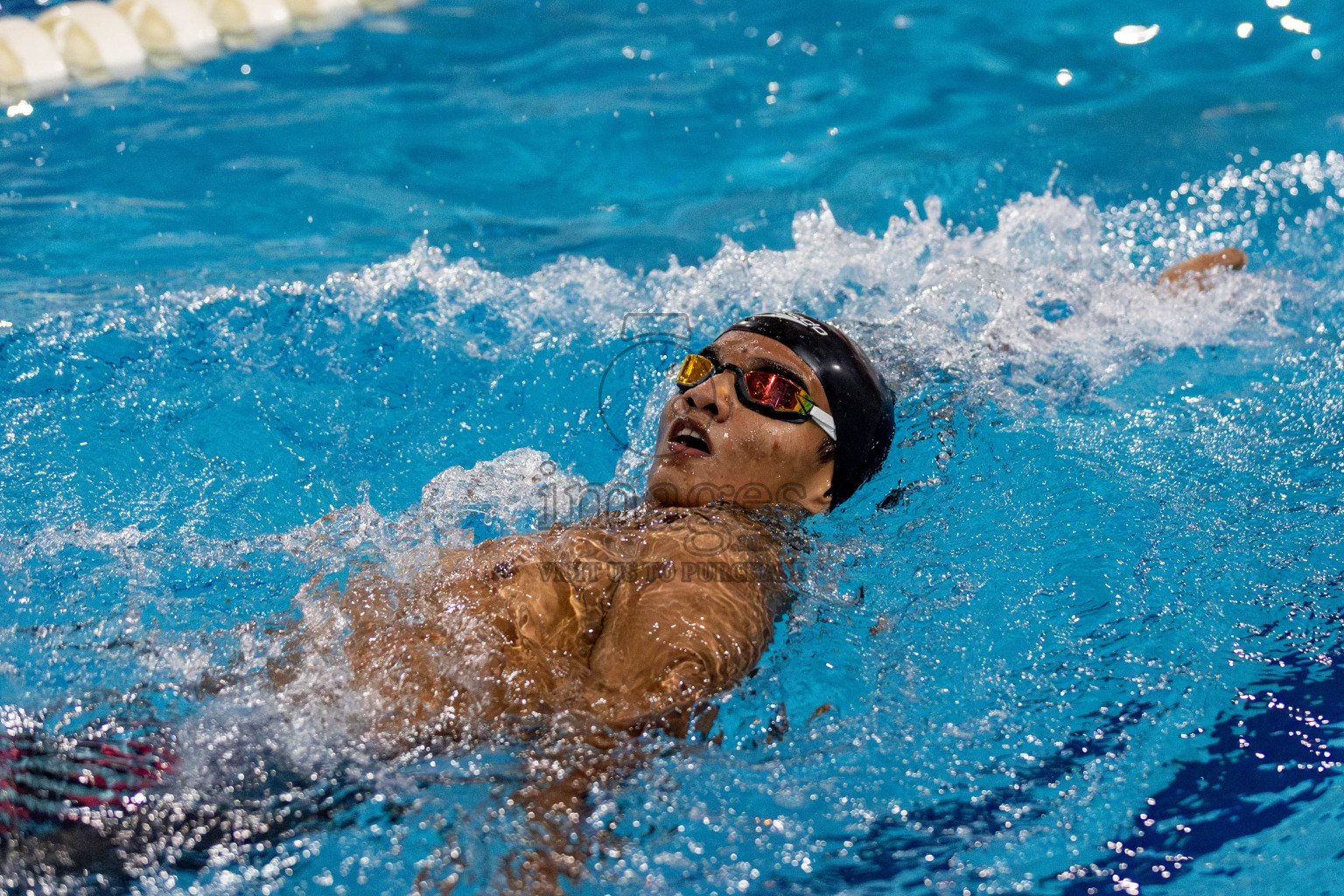 Day 2 of National Swimming Competition 2024 held in Hulhumale', Maldives on Saturday, 14th December 2024. Photos: Hassan Simah / images.mv